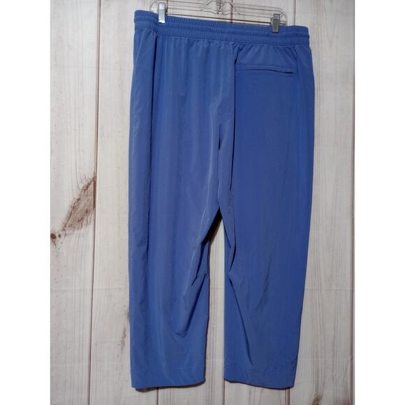 Athleta Pants Ladies 16 Purple Capri Pull On Waist - Picture 2 of 7